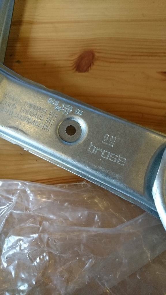 Astra G CC Fensterheber manuell vorne rechts neu original