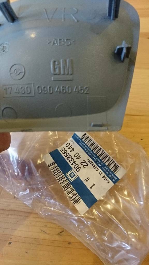 Omega B Türgriff Einsatz innen rechts neu original GM