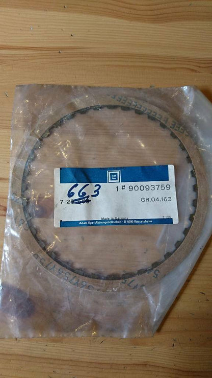 Original GM Opel Ascona Vectra Zahnkrans Kupplungsscheibe Neu