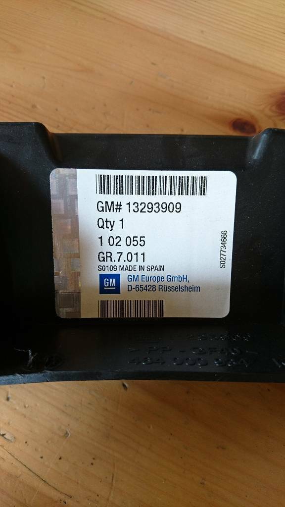 Corsa D Armaturenbrett Verschluss Paneel neu original GM