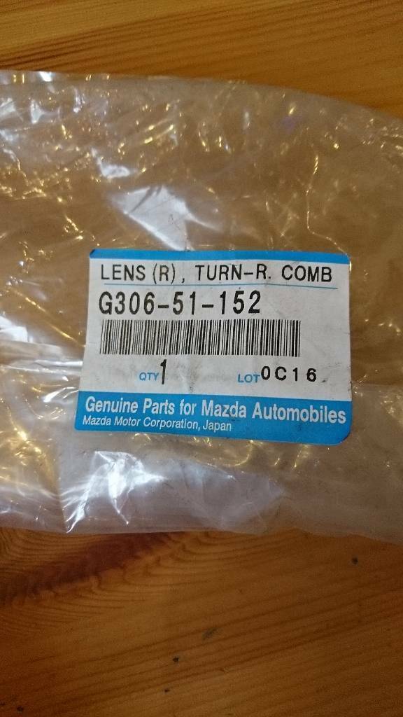 Mazda Genuine Blinker Blinkerglass neu