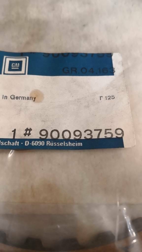 Original GM Opel Ascona Vectra Zahnkrans Kupplungsscheibe Neu