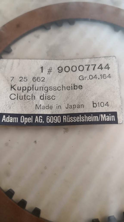 Opel Kupplungsscheibe Clutch DISC Neu Original GM