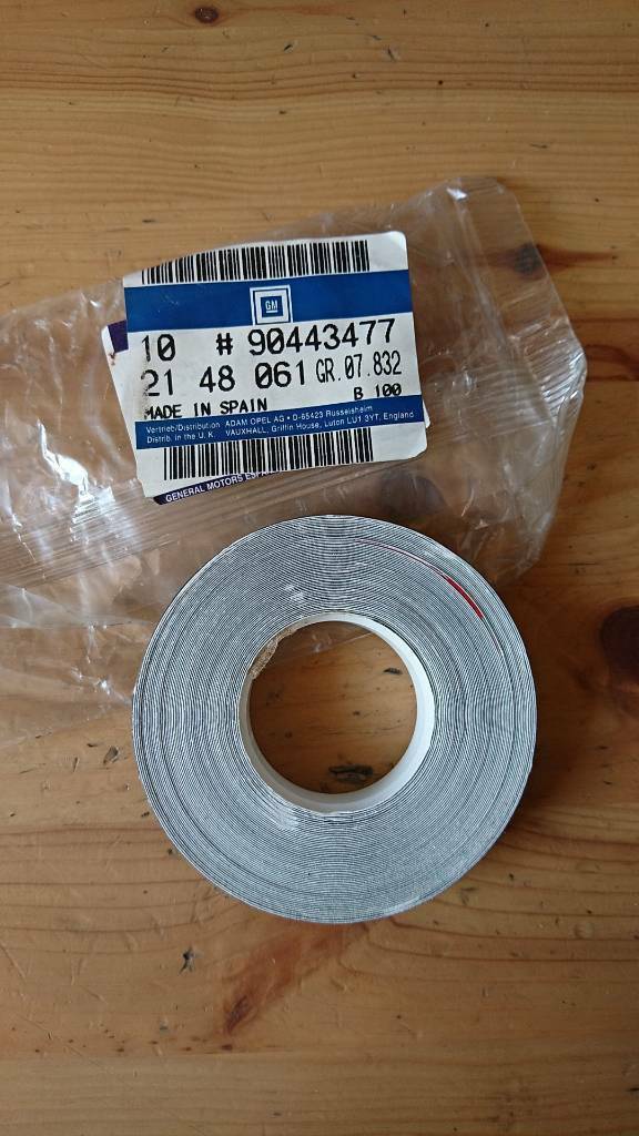 Corsa A Zierstreifen Türkis 10m neu original GM 90443477