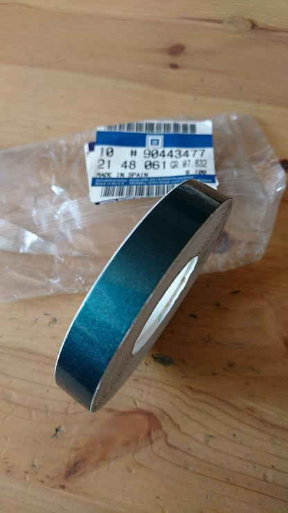 Corsa A Zierstreifen Türkis 10m neu original GM 90443477