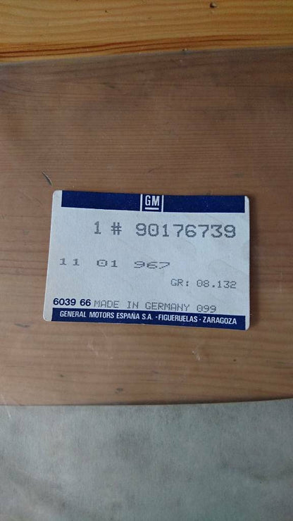 Corsa A Farbstreifen grau Kotflügel unten links Neu Original GM