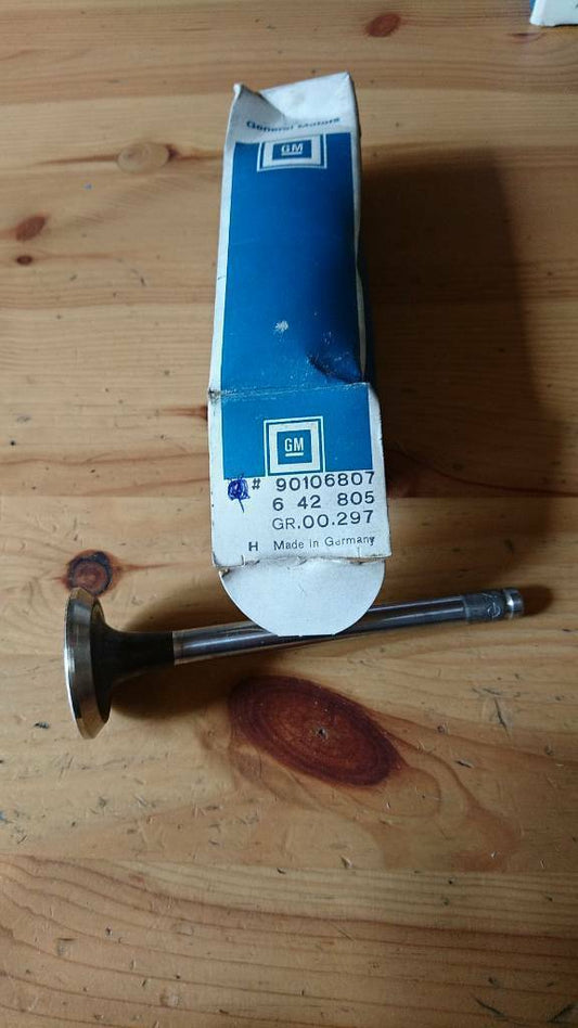 Ascona Manta B Auslassventil 1.8 neu original GM 90106807