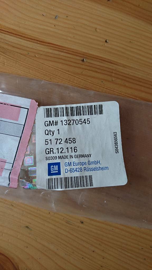 Corsa D Zierleiste Seitenwand hinten rechts neu original GM