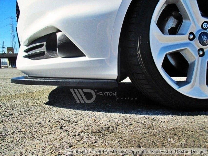 Front Ansatz für FIESTA MK7 ST Facelift 2013-2016 schwarz matt
