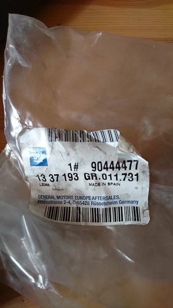 Corsa B Tigra A Auslassschlauch Kühler Neu Original GM