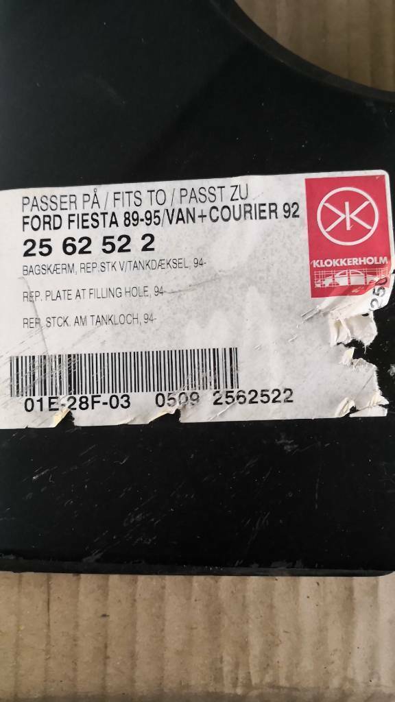Ford Fiesta Reparaturblech Tankloch Neu Original Klokkerholm