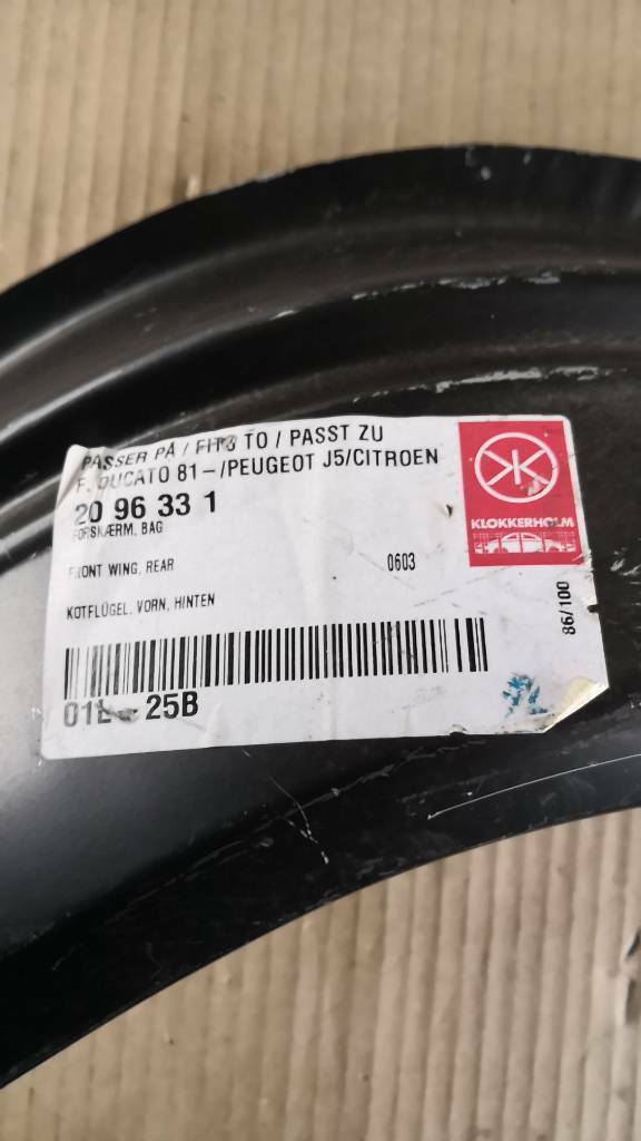 Fiat Daily Kotflügel Vorn Hinten Neu Original Klokkerholm