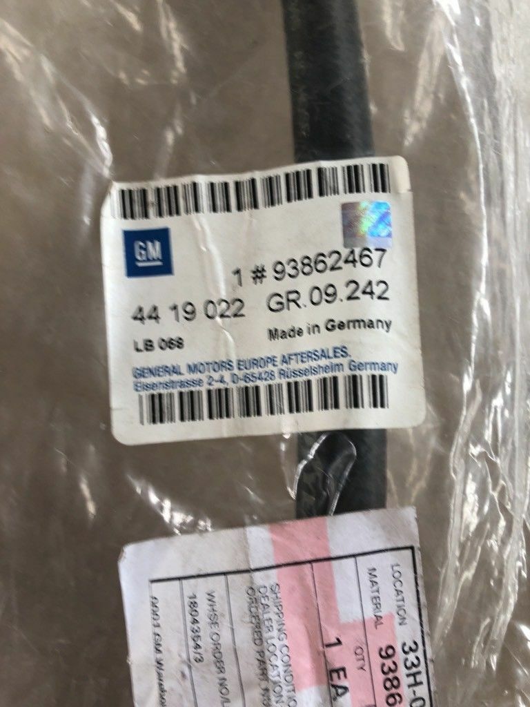 Original GM Opel Vivaro A Klimaschlauch Kondensator *NEU*