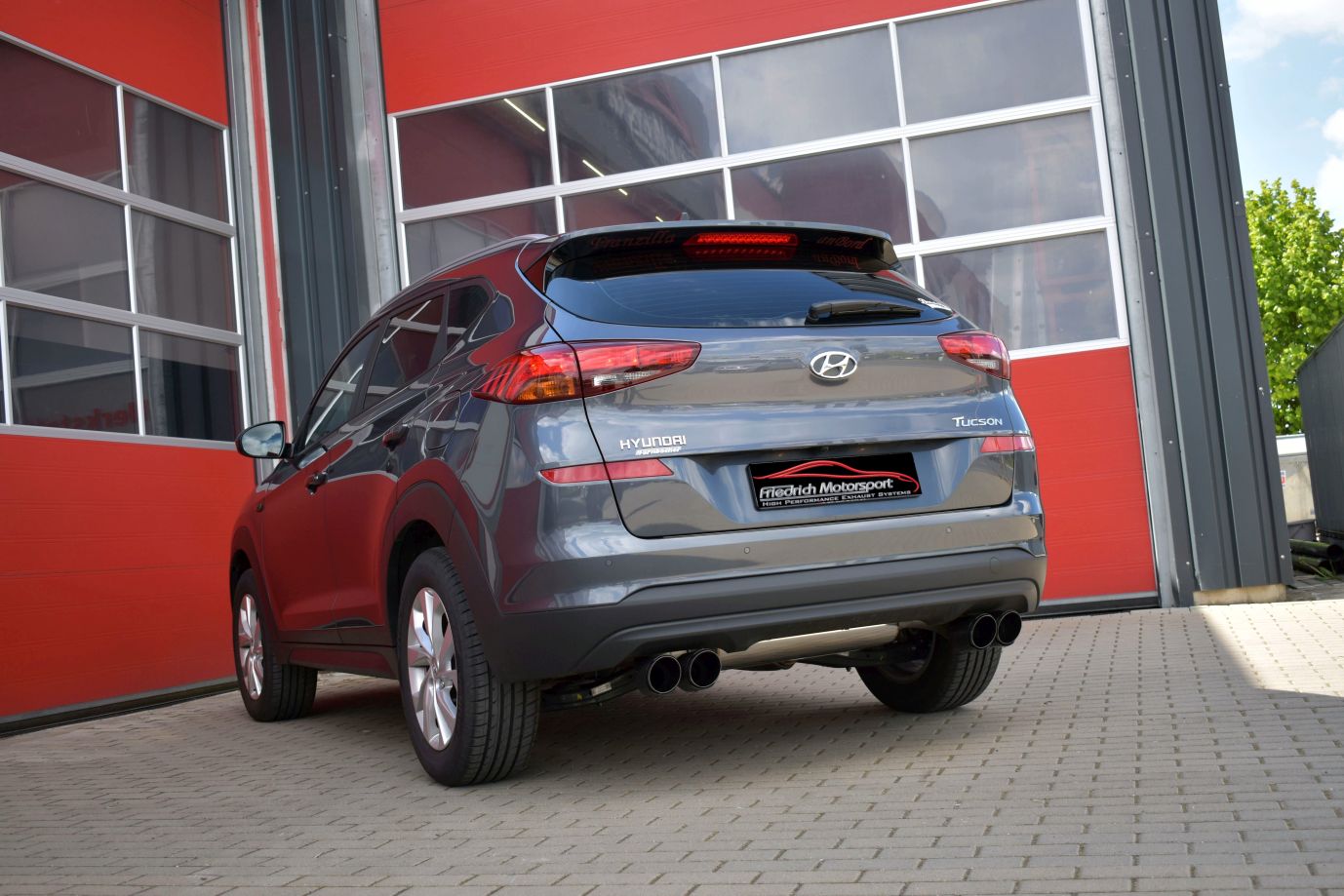 Friedrich Motorsport 70mm Duplex Sportendschalldämpfer Hyundai Tucson (TLE)