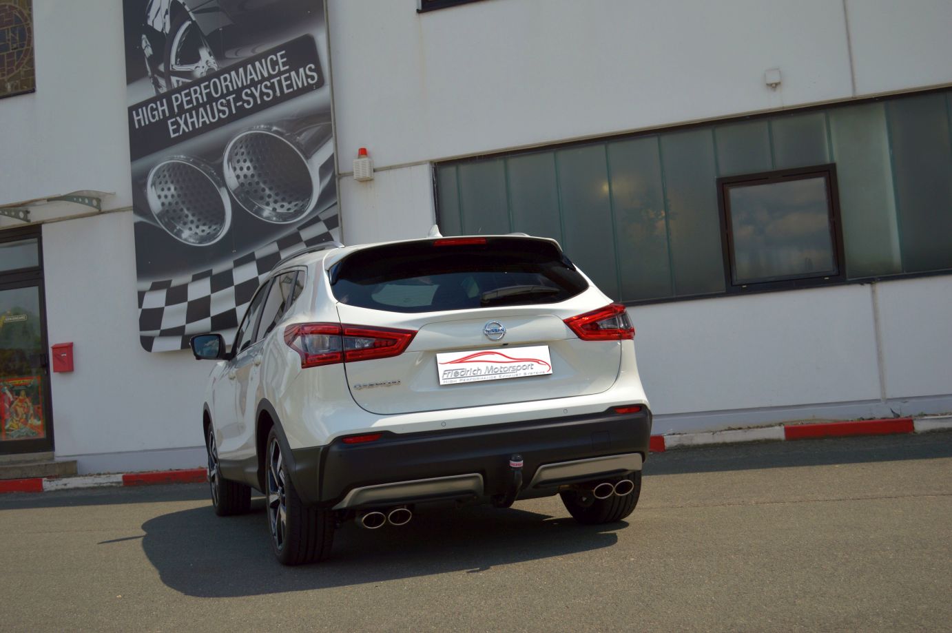 Friedrich Motorsport 70mm Duplex Sportendschalldämpfer Nissan Qashqai J11