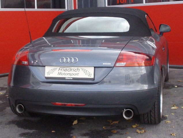 Friedrich Motorsport 70mm Duplex Sportendschalldämpfer Audi TT 8J Quattro