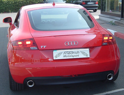 Friedrich Motorsport 70mm Duplex Sportendschalldämpfer Audi TT 8J Quattro