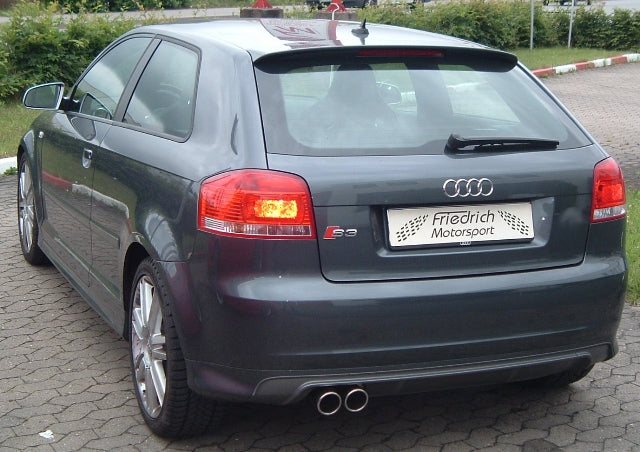 Friedrich Motorsport 70mm Sportendschalldämpfer Audi S3 8P Quattro