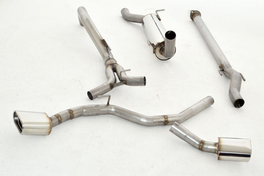 Friedrich Motorsport 70mm Sidepipe Duplex-Anlage Mitsubishi L200 (KJ_)