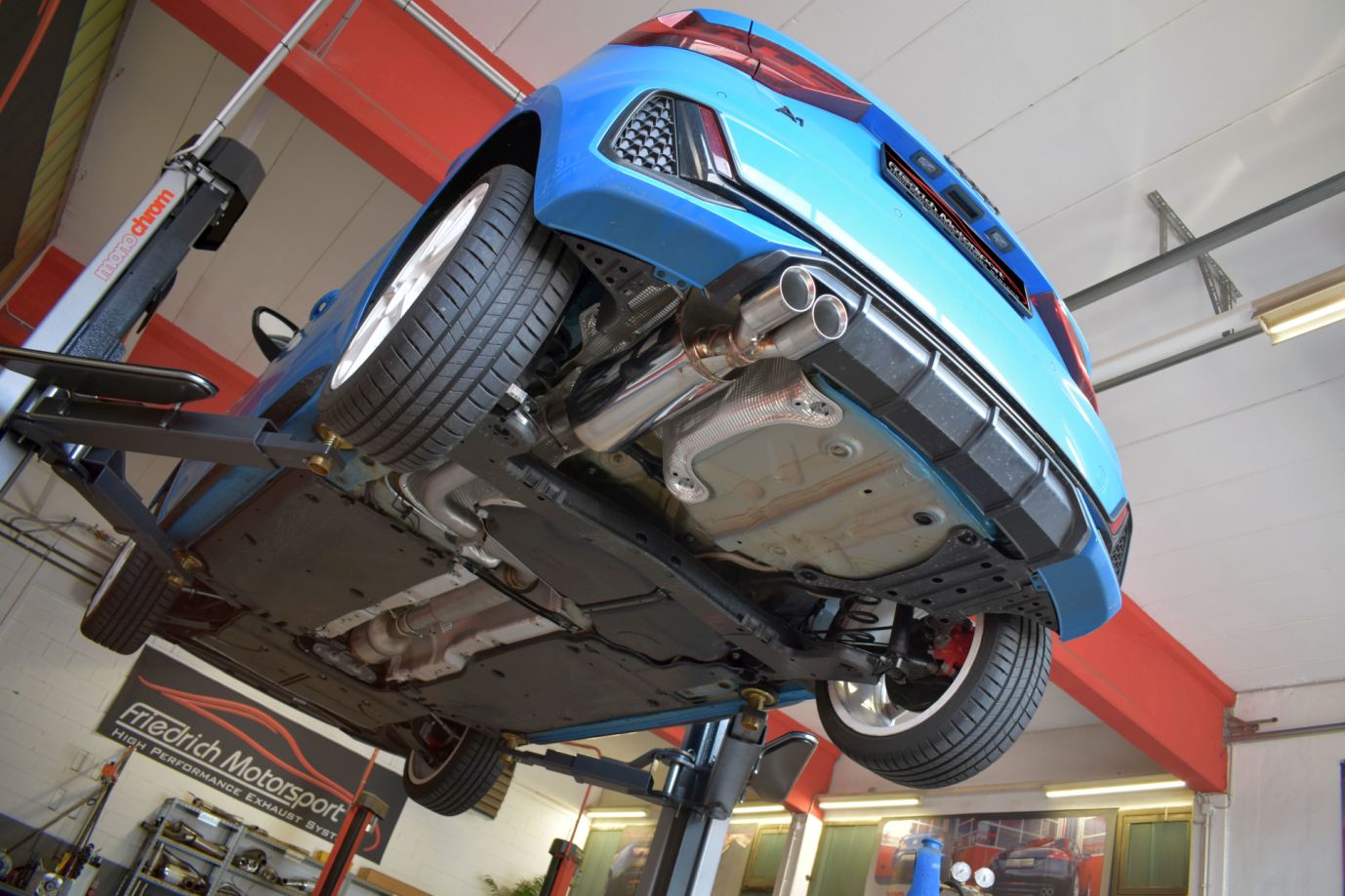 Friedrich Motorsport 70mm Anlage Audi A1 Sportback Typ GB