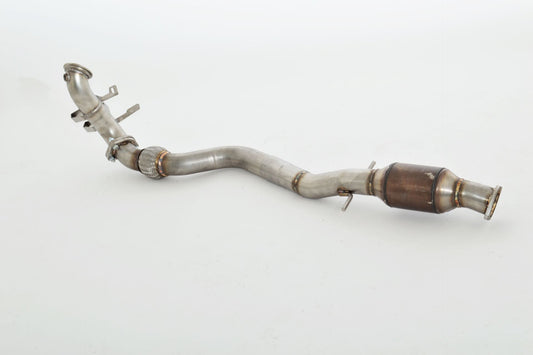 Friedrich Motorsport 70mm Downpipe mit 200 Zellen HJS Sport-Kat. Edelstahl