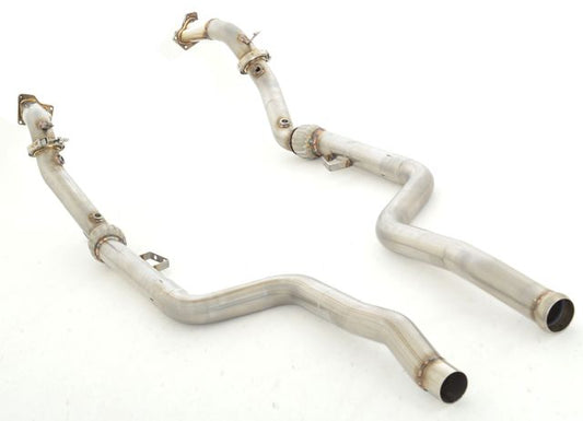 Friedrich Motorsport 2x 70mm Downpipe Edelstahl