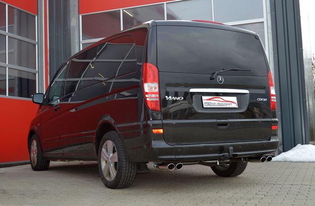 Friedrich Motorsport 70mm Duplex-Anlage Mercedes V/W639/2 Viano