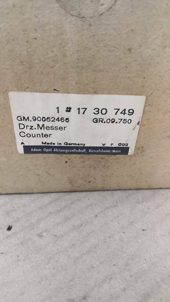 Opel Rekord E Tachoeinheit Drehzahlmesser Neu Original GM