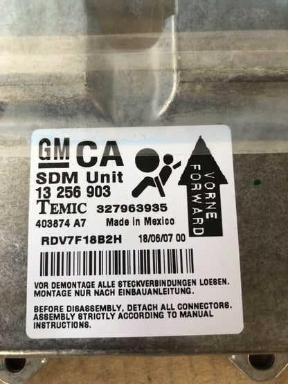 Original GM Opel Corsa D Airbag Steuergerät Neu