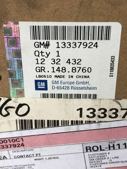 Original GM Opel Astra J Zündschloss Kontakteinheit Neu