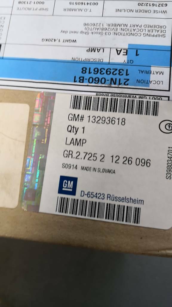 Opel Astra J Scheinwerfer Links Neu Original GM
