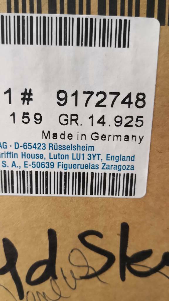 Opel Vectra B Kopfstütze Hinten Mitte Neu Original GM