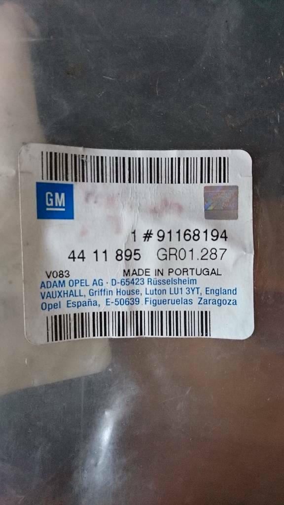 Vivaro Luftführung Kühler unten rechts neu original GM