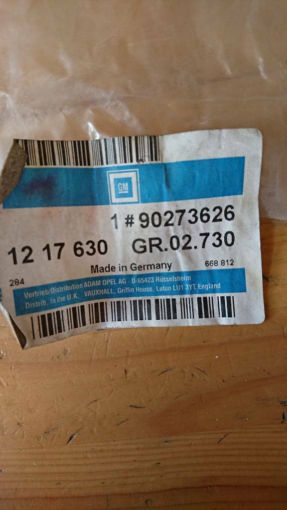 Omega A Dichtung Lichtscheibe Bosch Neu Original GM