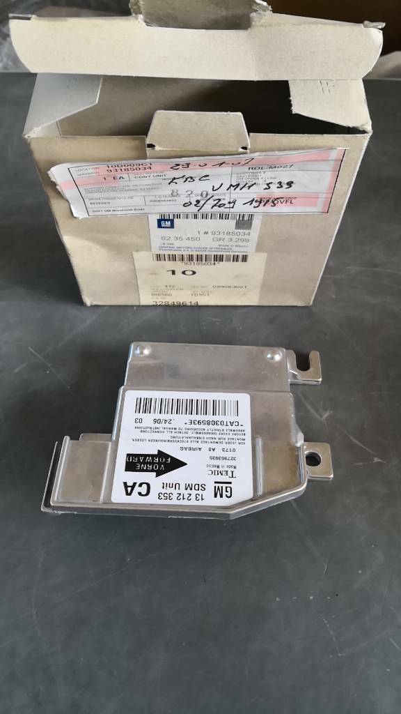 Opel Corsa C Airbag Steuergerät Neu Original GM
