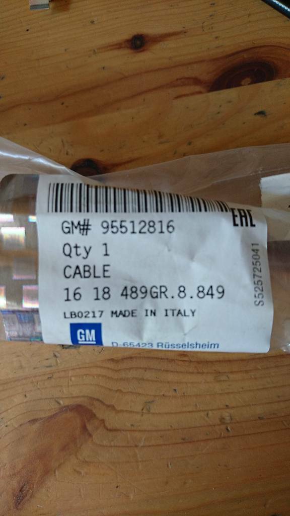 Adam Kabel Regler Heizung Klima neu original GM