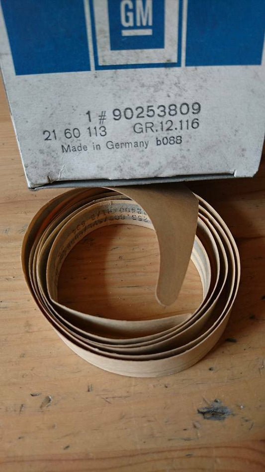 Kadett E Farbstreifen Grau Seitenwand hinten links neu GM