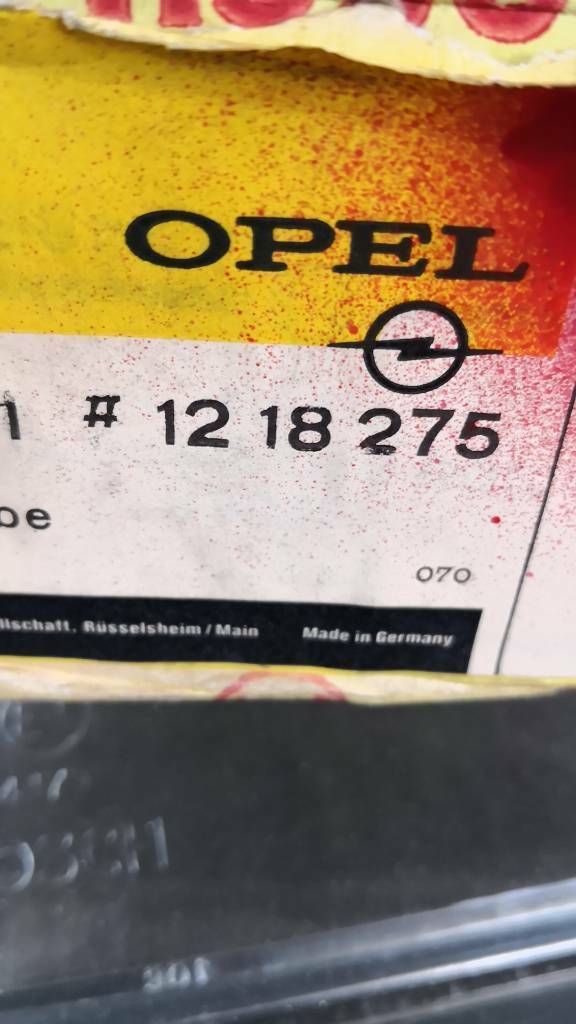 Opel Admiral Kapitän Scheinwerferglas Neu Original Bosch