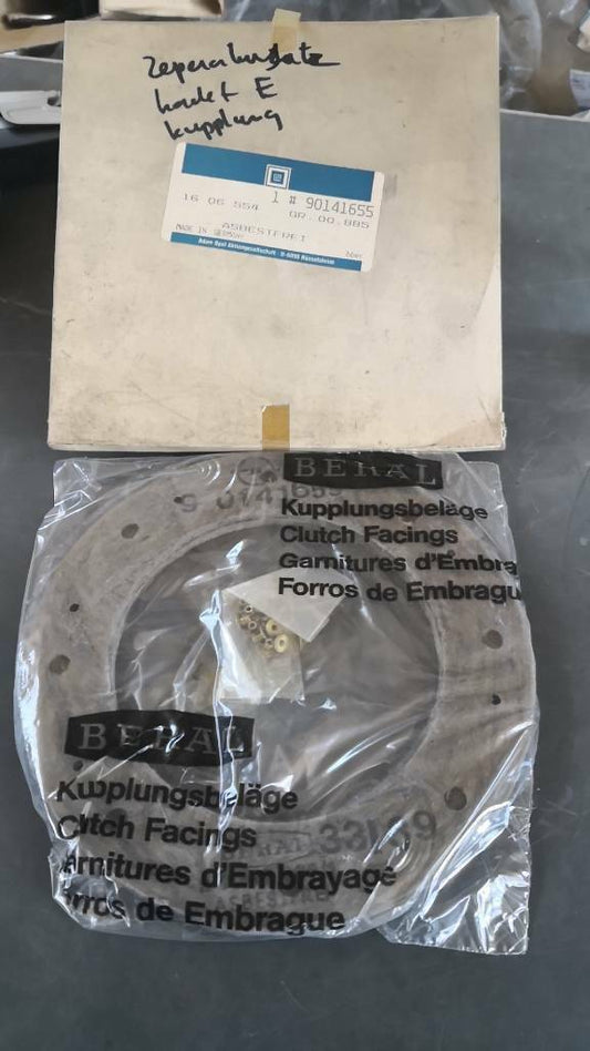 Opel Kadett E Kupplungsbeläge Neu Original GM