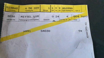 Opel Omega A Schwingungsdämpfer Gelenkwelle Neu Original GM