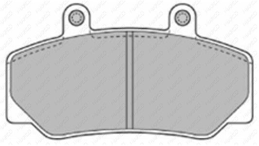 MAPCO Bremsbelagsatz, Scheibenbremse Vorderachse  6367