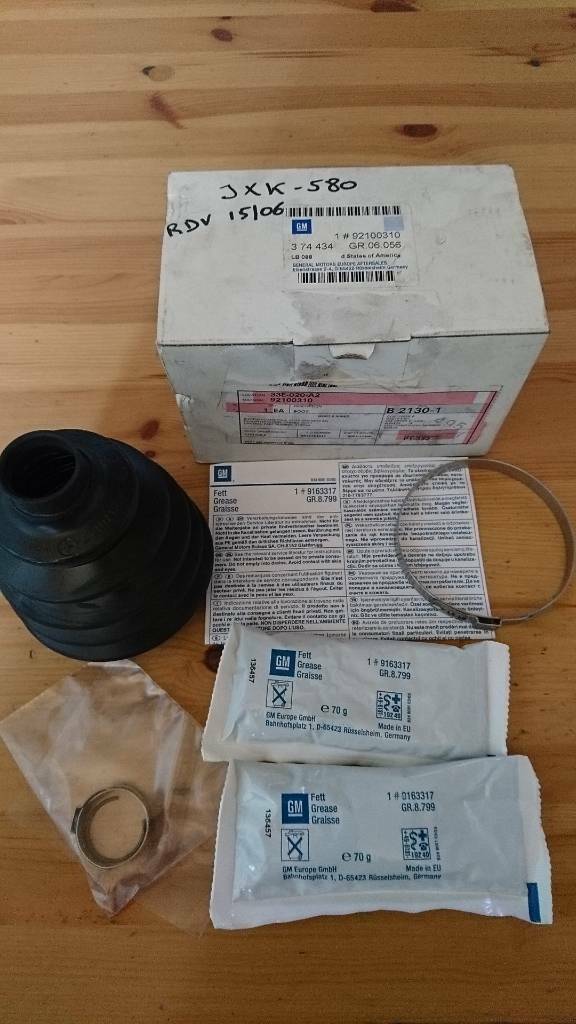 Astra G Zafira A Reparaturset Gelenk außen Antriebswelle Neu GM