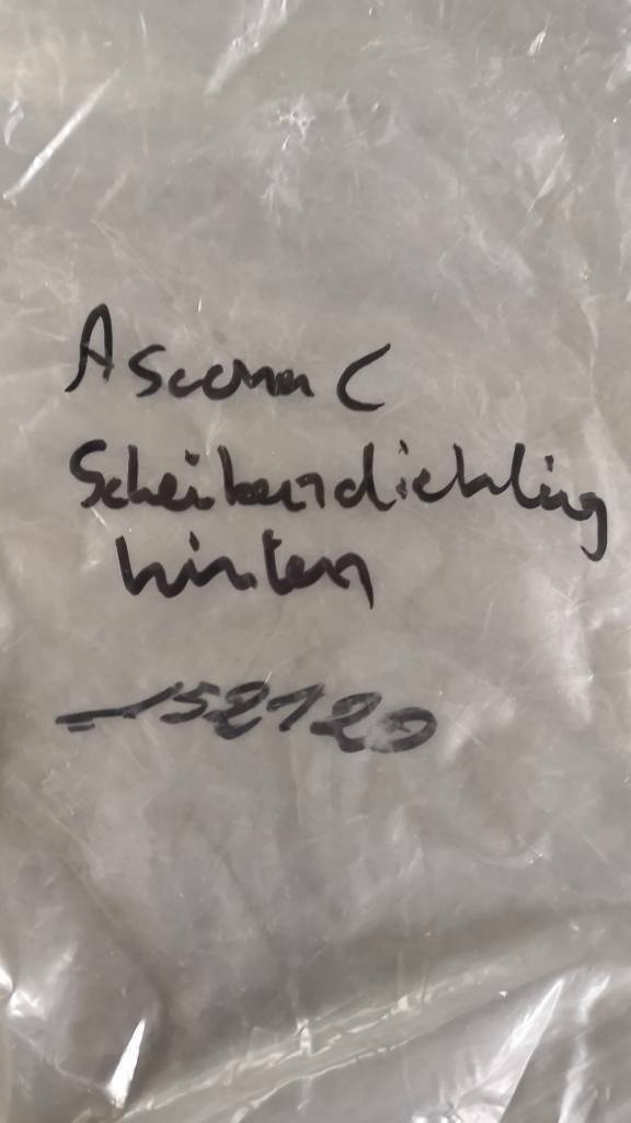 Opel Ascona C Scheibendichtung hinten neu original GM