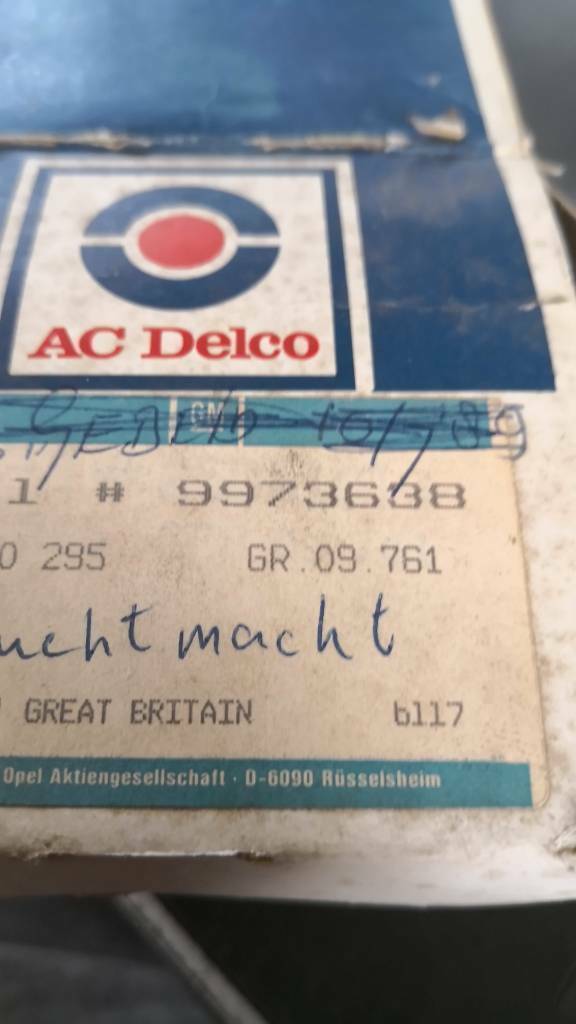 Opel Kadett E Tachoeinheit neu original AC Delco