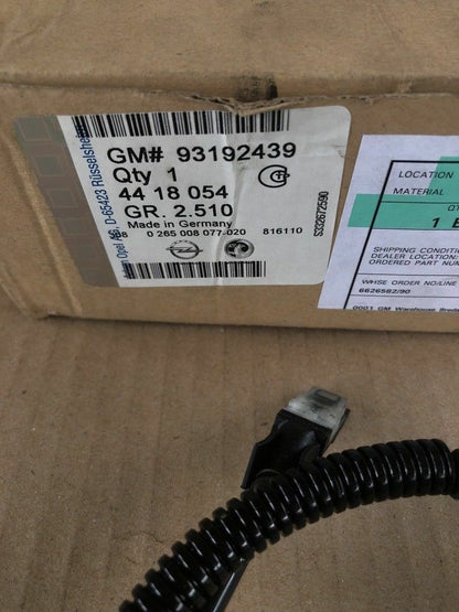 Original GM Opel sensor Rad Drehzahl Vivano / Movano NEU