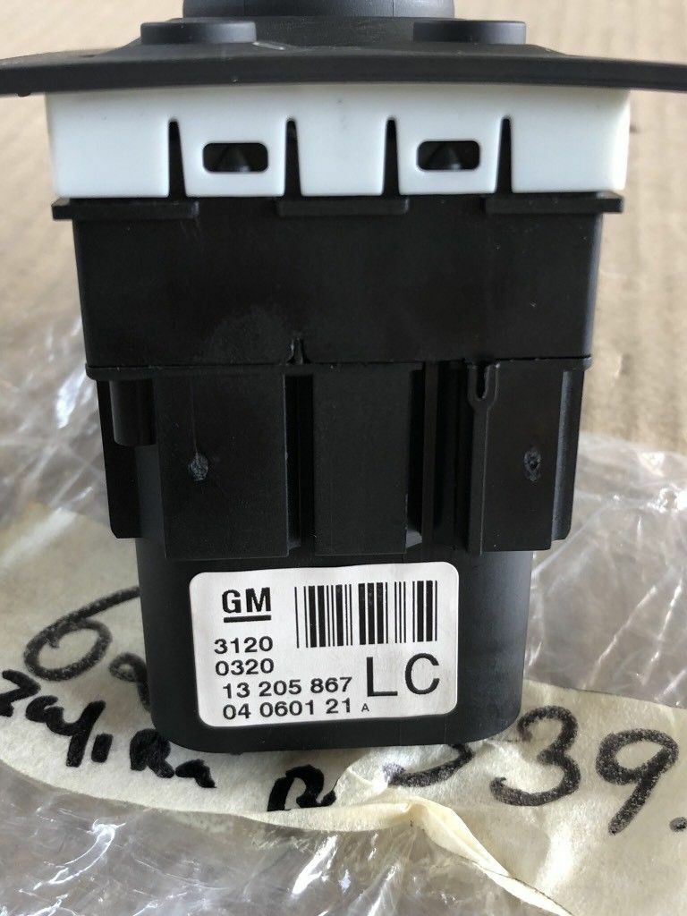 Original GM Opel Zafira B Lichtschalter Einheit NEU