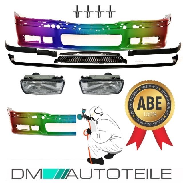 Stoßstange vorne LACKIERT alle Fzg.+GT Lippe passt für BMW E36 auch M3 +NSW OEM
