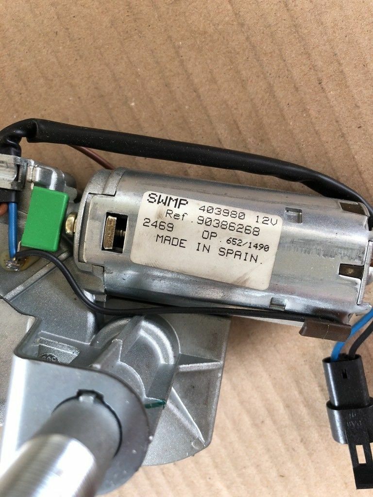 Original GM Opel Corsa B Scheibenwischer Motor hinten Neu