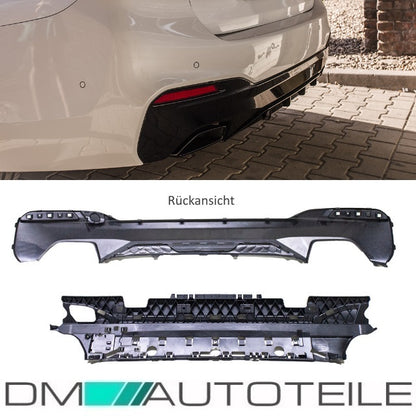 Sport-Performance Heckdiffusor Schwarz Glanz Diffusor für BMW G30 G31 M-Paket