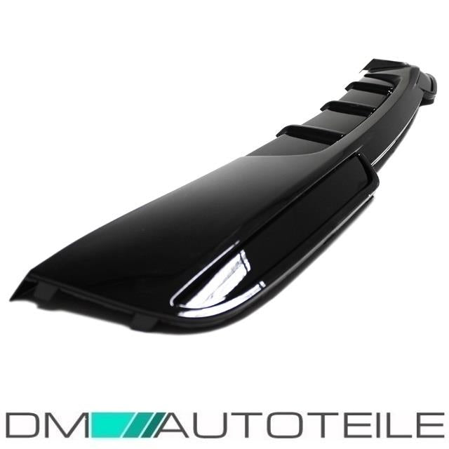 SET LACKIERT Diffusor Sport-Performance 2-Rohr Links Schwarz Glanz passend für BMW F10 F11 nur M-Paket